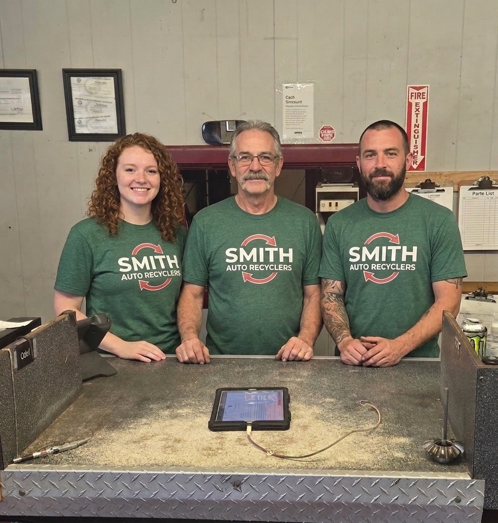 Smith Auto Recyclers team at the service counter